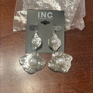 INC International Concepts Silver Earrings